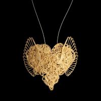 Clockwork Love Wings Gold Large