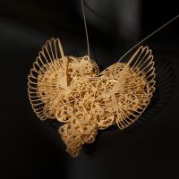 Clockwork Love Wings Gold Large