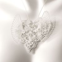 Clockwork Love Wings White Large