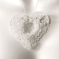Clockwork Love Key White Large