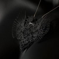 Clockwork Love Wings Black Large