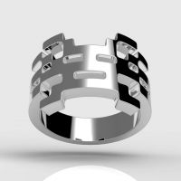 Invader Kiku Ring